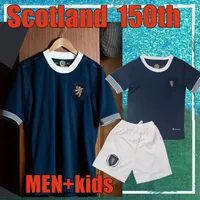 2022 2023 Schotland voetbaltruien 150e verjaardag Mannen Kinderen John McGinn Scott McTominay Andy Robertson Fraser Adams Dykes Men Kids Kit 222692 Voetbalshirts