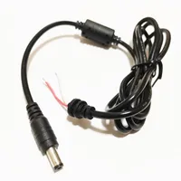 Cables, Straight DC 5.5x2.5mm Male Plug With Magnetic Ring Connector Cables For Laptop About 1.2M   10PCS