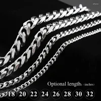 Chains 1 Pc Stainless Steel Good Quality Man Link Chain Necklace 18-32'' Long
