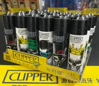 Original Nylon Clipper Torch Leichter Schleifrad Butan Zigarettenrohr Hellgerichts aufblasbare kompakte tragbare winddichte Smokin4226158