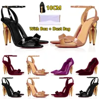 Designer Women High Heel Designers Dress Shoes Styles Womens Stiletto klackar 10 cm äkta läderpunkt tå pumpar loafers gummi sko