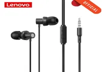 Earphones Lenovo Thinkplus Tw13 Wired Headphone With Mic 35Mm Jack Ear Phones Auriculares Black5642709