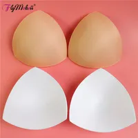 Flymokoii 10 Pairs Lot Women Intimates Accessories Triangle Sponge Bikini Swimsuit Breast Push Up Padding Chest Enhancers Foam Bra237N