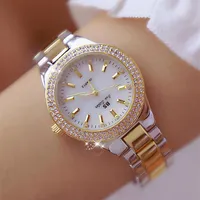 BS Bee Sister Women Watch Fashion High Quality Casual Waterproof Stainless Steel Wristwatch Lady Quartz Watch Gift for Wife 2019204o
