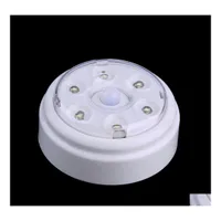 2016 Sensor Lights 6 Led Wireless Infrared Pir Motion Detector Battery Powered Door Wall Light Lamp Drop Delivery Lighting Indoor Dhxrh