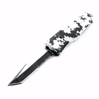 616 7inch 7 inch camo black&white 8 models blade double action tactical automatic auto camping hunting folding knives xmas gift kn335w