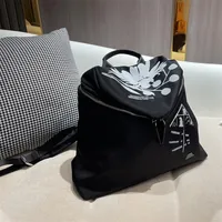 2021 Designer Backpack Fashion Nylon Printed Backpacks Travel Luxury School Bag Black and White Optional178O