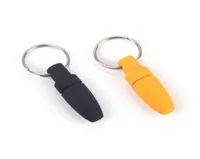 Cigar Cutters Scissors Knife Punch Smoking Accessories Tool 2 Colors Plastic Blunt Splitter Key Chain Drill tips Oil Rigs For Pipe2210695