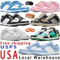 Top Quality Low SB Casual Shoes Lows White Black Panda University red UNC Grey Fog Mens Sneakers Womens Photon Dust Triple Pink trainers dunks Sneaker Local Warehouse