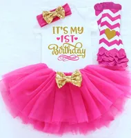 It039s My First Birthday Clothes Autumn Winter Girls Dress Christening Gowns Long Sleeve Clothing Tutu Party Outfits 24M Q12236951102