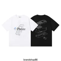 Men's T-shirts New Trapstar Mobile Phone Graphic Print and Women's Relaxed Short Sleeve T-shirt