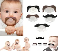 Baby Funny Silicone Pacifier Mustache Food Grade Pacifiers Infant Toddler Sucking Nipples Soother Gentleman Baby Feeding Products8770848