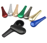 Spoon Pipe Mini Metal Smoking Pipe Bubblers Pipes With Magnet Magnetic Portable Dry Herb Tobacco1809599