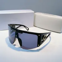 Designer solglasögon lyxglasögon skyddande glasögon ridning renhet design uv380 alfabet design solglasögon som kör rese strand slitage solglasögon box mycket bra