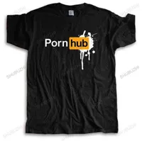 Camiseta de camiseta Store porno Hub Splat T Shishs Men Custom Sorth manga Start Boyfriend039s Men039s Hombre barato de algodón de verano Teeshirt Short1608333