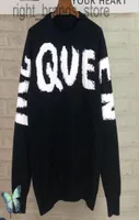McQueen Sweater 2022 Осенняя зима Пара высококачественных вязаных пулыков W2208088363926