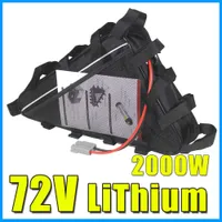 72V 30AH 40AH Triangle Bag Lithium Battery Pack 72V 1000W 2000W 3000W Electric Bicycle Battery