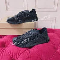 Mens new Causal Shoes Fashion Woman Leather Lace Up Platform Sole Sneakers White Black mens womens Luxury suede outdoor