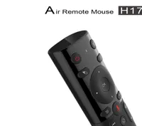 H17 Voice Remote Control 24G Wireless Air Mouse with IR Learning Microphone Gyroscope for Android TV Box H96 MAX X96 X4 X96 MAX P7521884