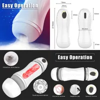 Sexy Pyjamas Ejaculating Toy Vagaine Premature Ejaculation Blowjob Toy Suction Cup Sex Toy Man Vagina Silicone Women Vibrator Penises 145