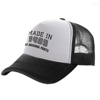 Ball Caps Made In 1985 All Original Parts Baseball Cool Summer Mesh Net Hat Birthday Gift Trucker Cap MZ-414