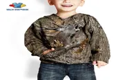 SONSPEE Child Pullover Hoody Sweatshirts Top Deer Hunting 3d Camouflage Fashion Kids Hoodie Casual Streetwear Boys Baby Clothing L2684213