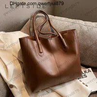 qwertyui879 Totes LEFTSIDE Tote Bags for Office Women 2022 Trend Shoulder Side Bag Vintage Ladies High Capacity Handbags and Purses 0318 23 031823