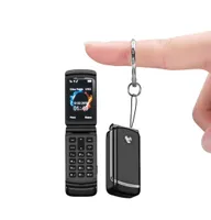 Unlocked Minsta Flip Cell Phones Ulcool F1 Intelligent Antilost GSM Bluetooth Dial Mini Backup Pocket Portable Mobile Telefon GIF2120178