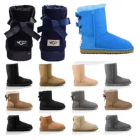 2020 New Fahsion Women Boots Snow Winter Boots Australian Satin Boot Ankle Booties Fur Leather Designer Outdoors Shoes Size 36-41 231M