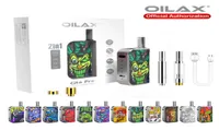 100 authentieke verstuiverpakketten Aangepaste batterij Vol Oilax Cito Pro Vape Vaporizer 2 in 1 starterskit Elektronische sigaret 400 mAh var1048890