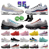 95 men running shoes 95s Triple Black Worldwide air Bordeaux Neon Throwback Future Club max trainers sports sneakers runners wholesale