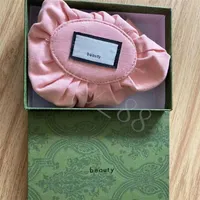 2023 새로운 화장품 가방 G 소녀 메이크업 도구에 대한 로고 개구부 스타일 플로럴 립스틱 가방 귀여운 미니 케이스 박스면 미터 속도 빠른 무료 배송