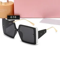 Polarisierte Sonnenbrille Mode einfache Sonnenbrille Großer Squre -Rahmen Frauen Männer Sonnenglas Goggle Adumbral 5 Farboption Brille Outdoor Beach