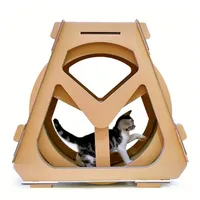Corrugated paper treadmill ferris wheel pet furniture cat scratch board grab crawling shelf rotation233L