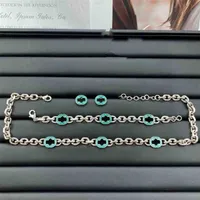 2023 Designer New family Necklace gujia brass letters Enamel Earrings Bracelet neck chain fashion jewelry