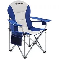 요추 뒷면 패딩 캠프 의자 헤비 듀티 크기의 접이식 캠핑 의자 시원한 가방 팔걸이와 야외 낚시 야드 스포츠를위한 휴대용 가방을 가진 휴대용 잔디밭 의자