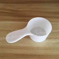 100pcs lot 50ML Plastic Measuring Scoop 25 gram Spoon 25g Measure Spoons Kitchen Tools - white 184W