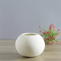 De Ceramica de Jarron Adornos Joyas Creativo Muebles para El Hogar Blanco Peque O Florero Decorado CoRte Moderno Ceramica Home255m