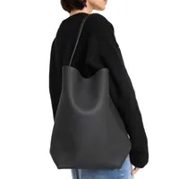 Designer de sacolas de balde as sacolas de gola de grande capacidade Bolsa bolsa de couro para feminino Moda feminina Bolsa de axila casual Um ombro