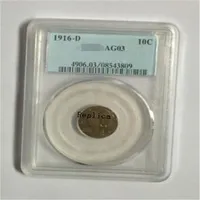Mercury Head Dimes Ten Cents Pcgs coin Silver 1916-D AG04 AG03284W