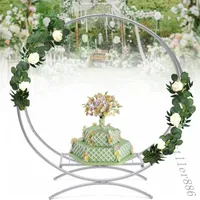 Wedding Cake Stand Flower Holder Floral Hoop Party Decoration High Quality Round Arch for Home Application