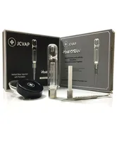 JCVAP Micro Honeystraw with Titanium Quartz Tip Oil Rig Parabolic Dish kit Straw smoking pipe3473705