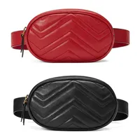 Whole Fashion Pu Leather Handbags Women Bag Fanny Packs Waist Bags Handbag Lady Belt Chest Purse 4 colors271x