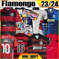 Xxxl 4xl 23 24 Flamengo piłka nożna Outubro Rosa Fani Wersja 2022 2023 Szkolenie specjalne Diego Gabriel B.henrique B. de Arrascaeta Men Dzieci Dodaj skarpetki piłkarskie koszule piłkarskie