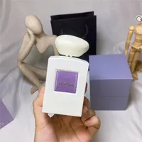 Men's and women's perfume glass bottle spray lavender elegant lasting neutral perfume 100ml