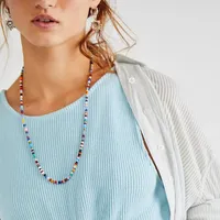 Choker Boho Beads Seed Beaded Necklace Perle colorée pour femmes filles bijoux cadeaux