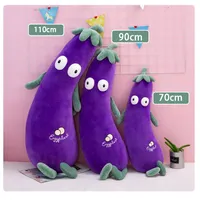 Vegetable Eggplant Creative Plush Toys Kids Toys Soft Stuffed Cute Pillow Girl Friend Winter Gifts Gift345E