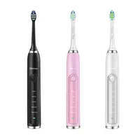 2022Dierman new Sonic Electric Toothbrush 15 brush heads for Adult 5 Cleaning Modes Wireless inductive Power Tooth Brush Waterproo219t