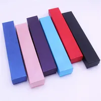 NEW Elegant SOLID COLORS 21 5 4 2 5cm Necklace Bracelet Display Storage Case Jewelry Gift Box packing case256P