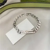 2023 Designer New Fashion jewelry Gujia S925 Sterling Silver Li zhongshuo same couple fashion simple bracelet for men and women